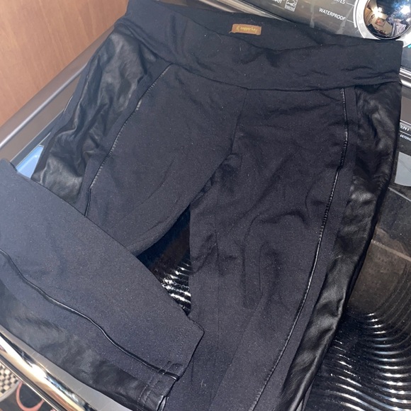 Copper Key Pants - Leather Moto style leggings